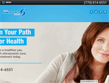 Tablet Screenshot of georgiaspinesports.com